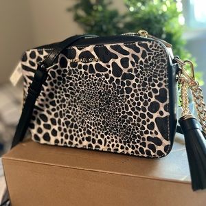 Michael Kors black multi purse